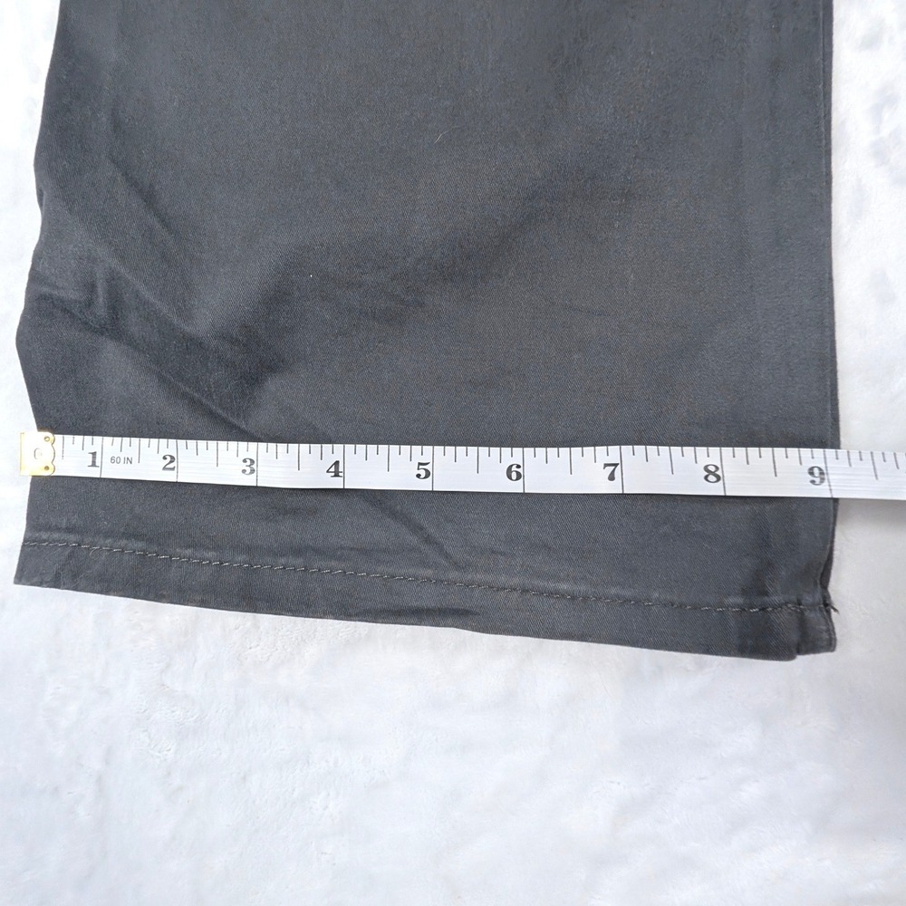Wrangler Retro Slim Straight Charcoal Gray Pants 40x34 Fits 41 Mens Stretch - Picture 10 of 11